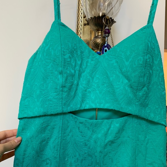 XOXO teal dress, size 13/14 - Picture 3 of 5